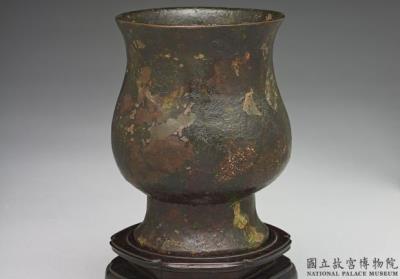 图片[2]-Bronze Zhi wine vessel, Ming to Qing dynasty-China Archive